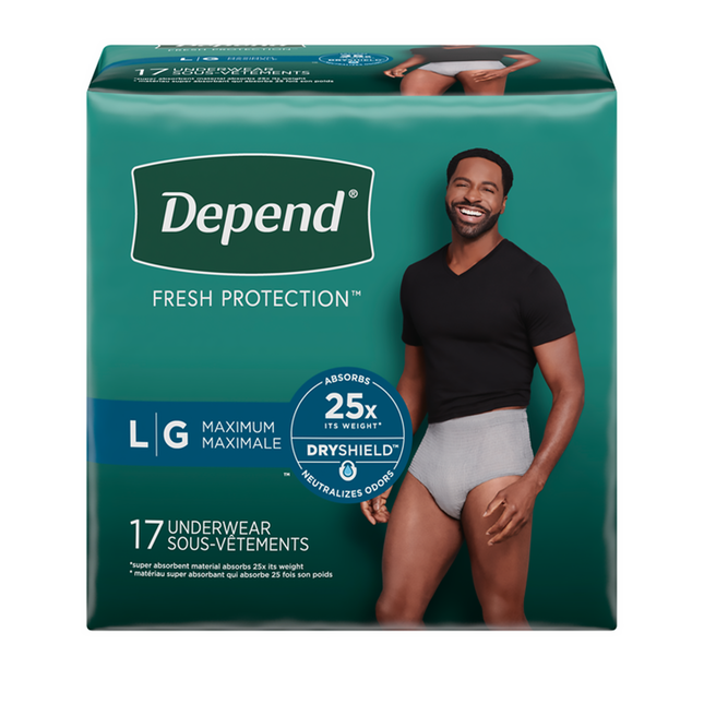 Depend - Fresh Protection - Maximum Absorbency - Large | 17 Count
