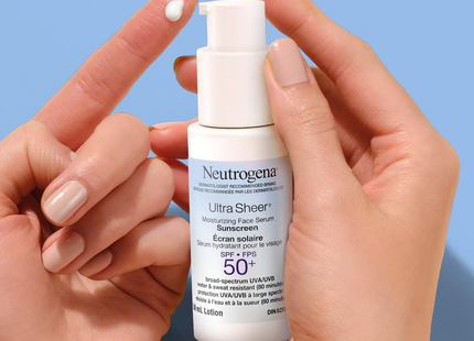 Neutrogena - Ultra Sheer Moisturizing Face Serum SPF 50 | 50 mL