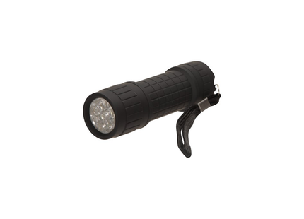 Z Tech - Rubber Grip 9 LED Flashlight