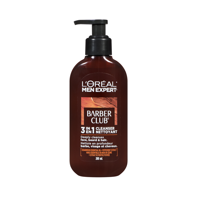 L'Oreal - Men Expert Barber Club 3-in-1 Face, Beard & Hair Wash | 200 mL