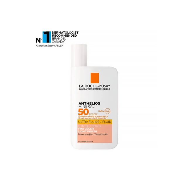 La Roche Posay - Lotion Anthelios Mineral SPF 50 UVB+UVA - Finition Légère | 50 ml