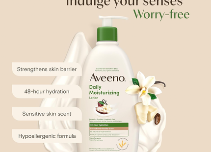 Aveeno - Daily Moisturizing Lotion for Normal to Dry Skin - Cocoa Butter Vanilla | 532 mL