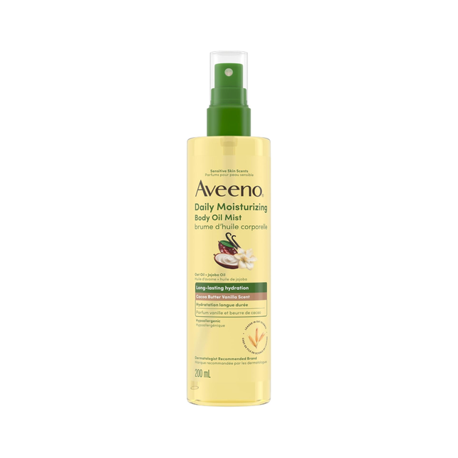 Aveeno - Body Oil, Coconut & Vanilla | 200 mL