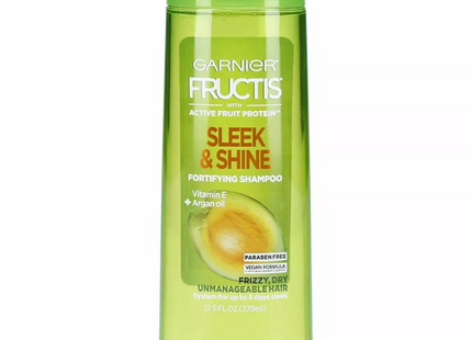Garnier Fructis - Sleek & Shine Fortifying Shampoo with Argan Oil from Morocco | 370 ml