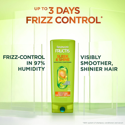 Fructis - Après-shampoing Sleek & Shine | 621 mL