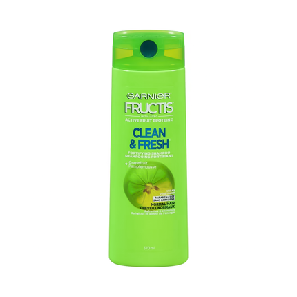Garnier Fructis - Clean & Fresh - Fortifying Shampoo with Grapefruit | 370 mL