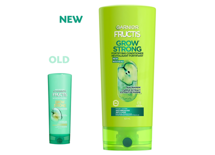 Garnier Fructis - Après-shampooing fortifiant Grow Strong à l'extrait de pomme | 354 ml