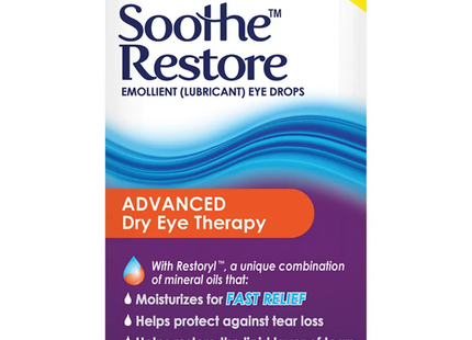 Bausch + Lomb - Soothe Restore Advanced Dry Eye Therapy Lubricant Eye Drops | 15 ml