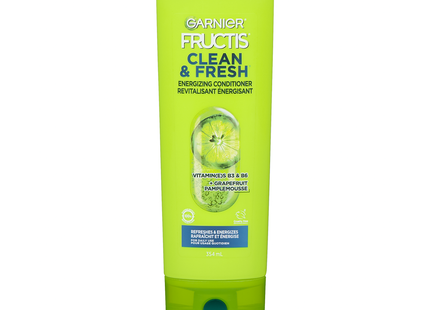 Garnier Fructis - Clean & Fresh - Energizing Conditioner with Grapefruit | 354 mL