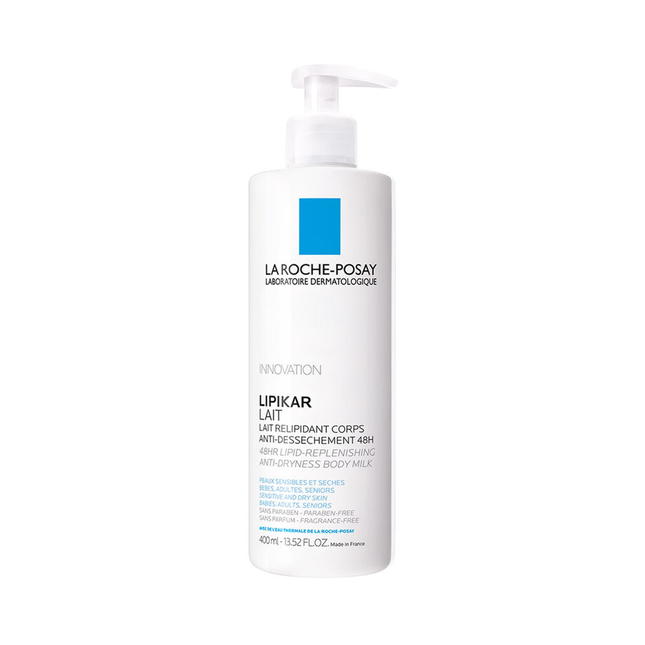 La Roche-Posay - Lotion Lipikar Lait - Lait Corps Relipidant - Sans Parfum | 400 ml