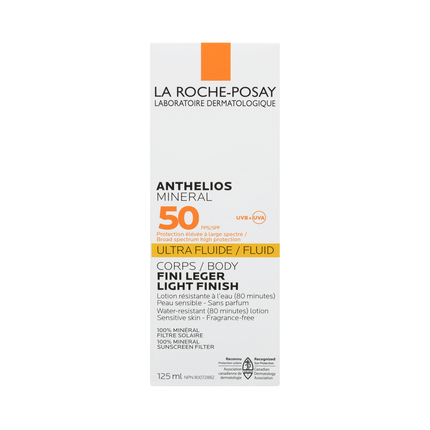 La Roche-Posay - Anthelios Fluide minéral ultra-léger SPF 50 | 125 ml