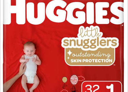 Huggies - Little Snugglers Diapers - Size N | 31 Diapers