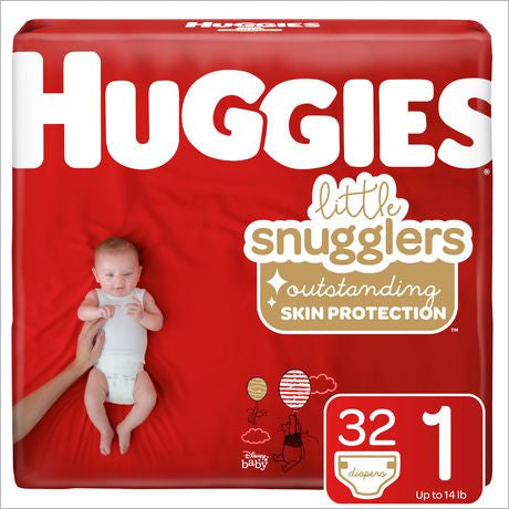 Huggies - Little Snugglers Diapers - Size N | 31 Diapers