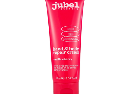 Jubel Naturals - Hand & Body Repair Cream, Vanilla Cherry | 90 mL