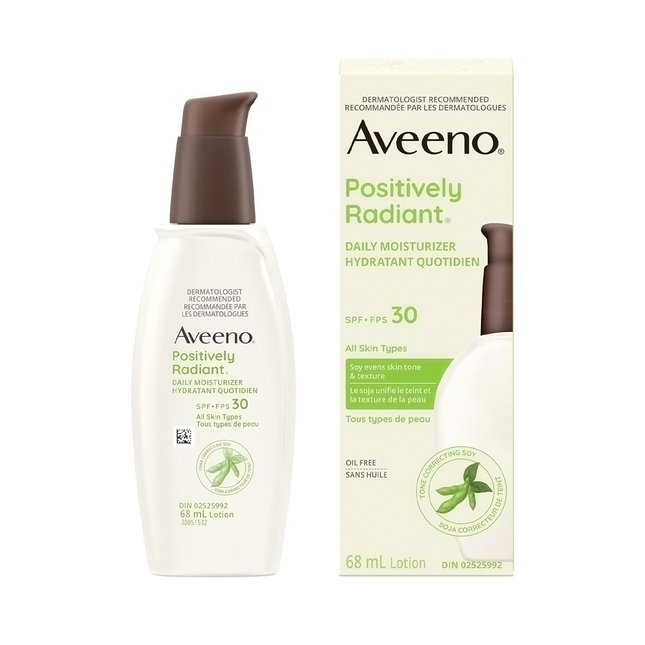 Aveeno - Hydratant quotidien positivement radiant - SPF 30 | 68 ml