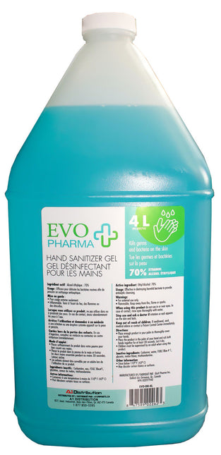 EVO - Gel désinfectant pour les mains | 4L*