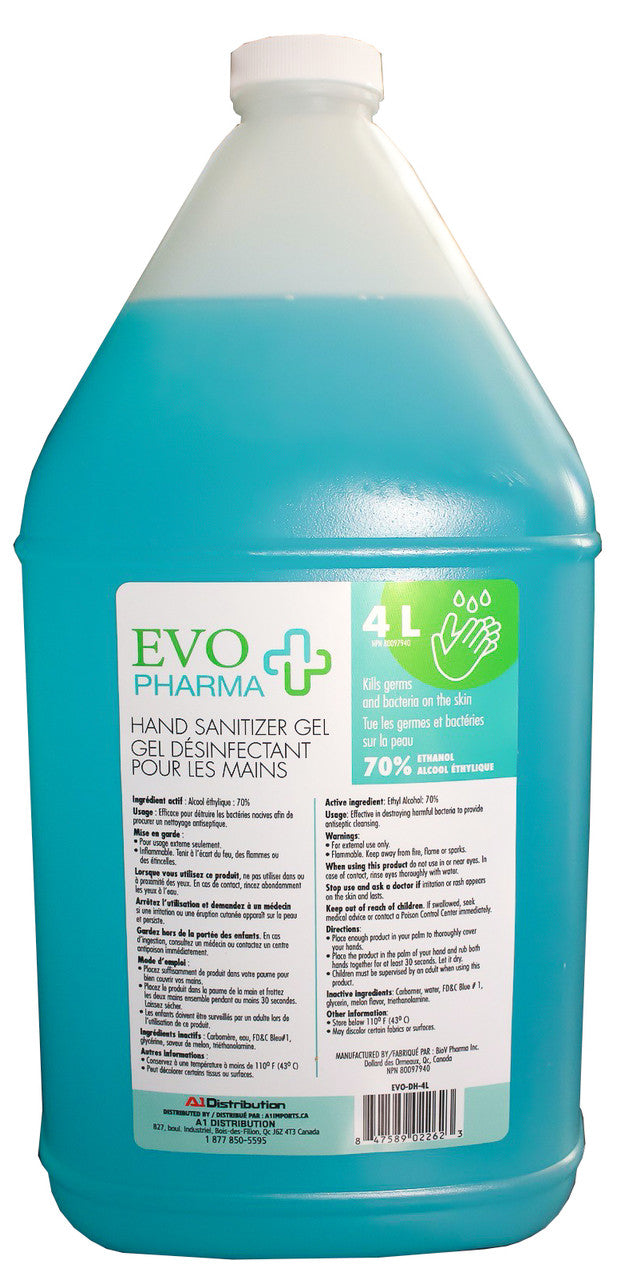 EVO - Hand Sanitizer Gel | 4L*