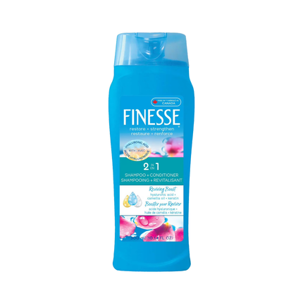 Finesse - Shampoing et après-shampoing 2 en 1 Restore + Strengthen | 300 ml
