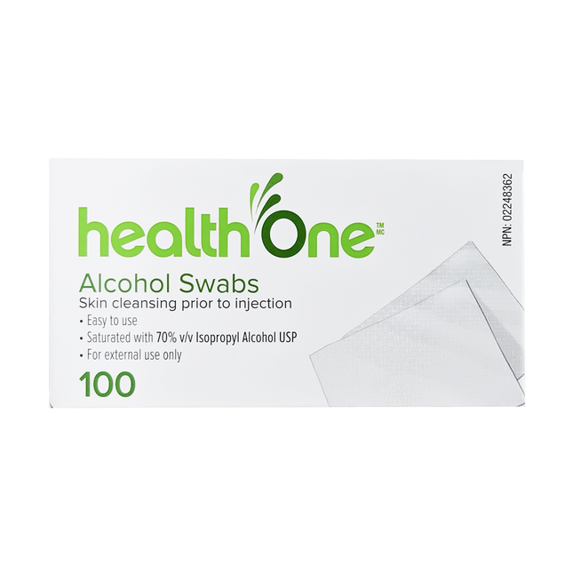 Health One - Alcohol Swabs | 100 Count