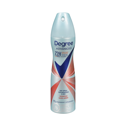 Degree - Advanced 72H Dry Spray Antiperspirant, Nonstop | 107 g