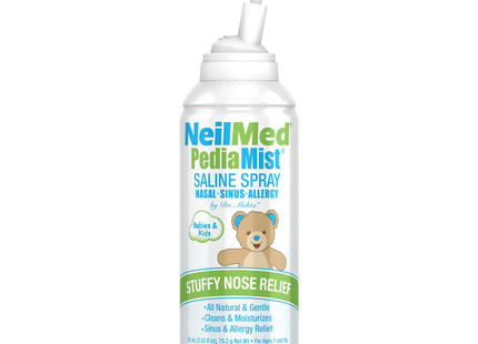 NeilMed - PediaMist Saline Cleanse Moisturize and Soothe for Small Noses | 75 mL