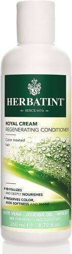 Herbatint - Après-shampooing régénérant Royal Cream pour cheveux colorés | 260 ml