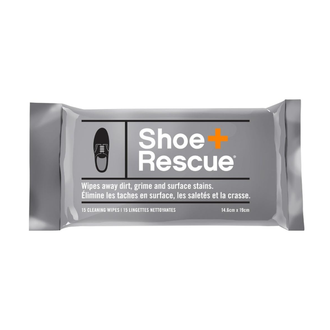 Boot Rescue - Lingettes nettoyantes pour chaussures | 15 lingettes nettoyantes