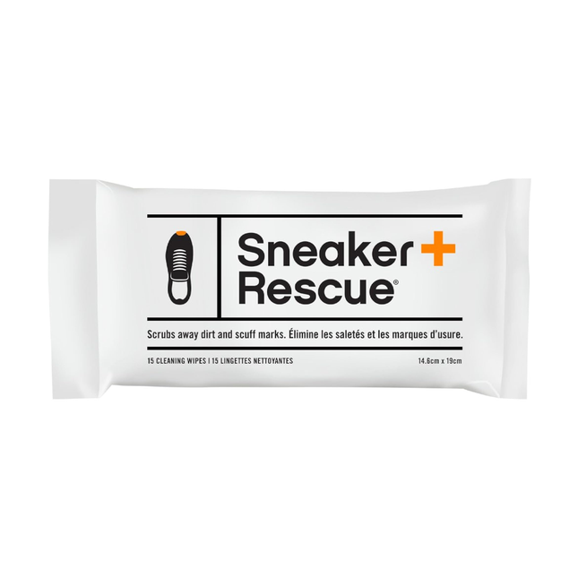 Sneaker Rescue - All-Natural Wipes To Remove Dirt & Scuff Marks | 15 Cleaning Wipes