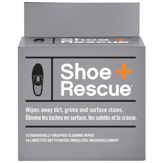 Shoe+ Rescue Cleaning Wipes | 10 Individually Wrapped Cleaning Wipes