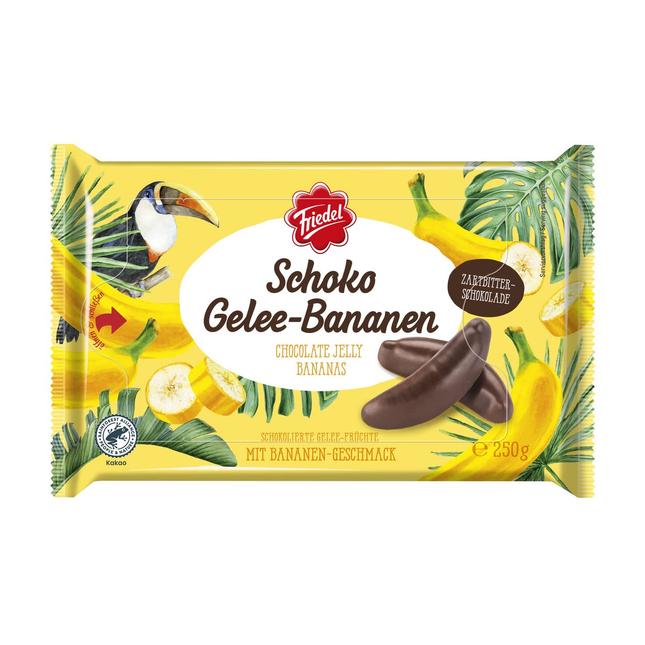 Friedel - Chocolate Jelly Bananas | 250 g