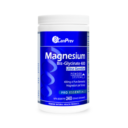 CanPrev - Magnesium Bis-Glycinate 400 Powder | 240 g
