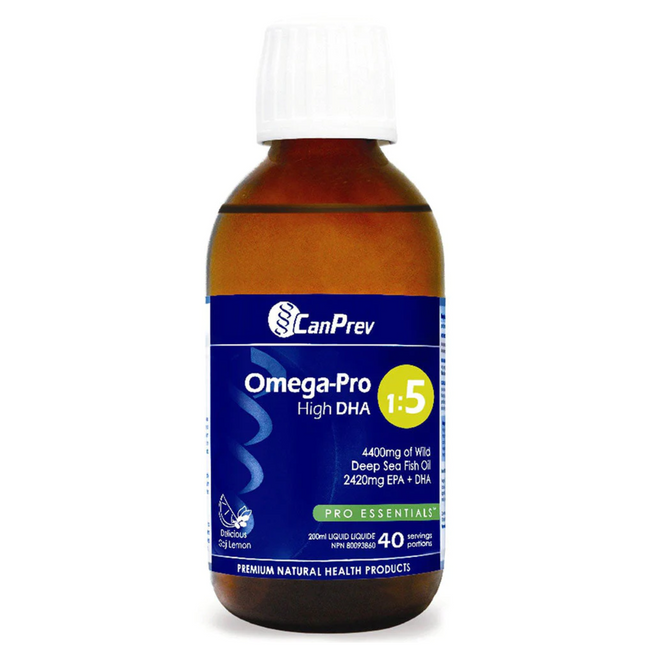 CanPrev - Omega-Pro High DHA 1:5 Deep Sea Fish Oil | 200 ml