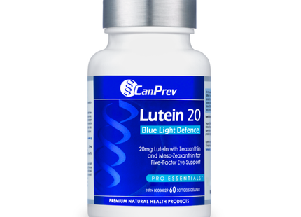 CanPrev - Lutein 20, Blue Light Defence | 60 Softgels