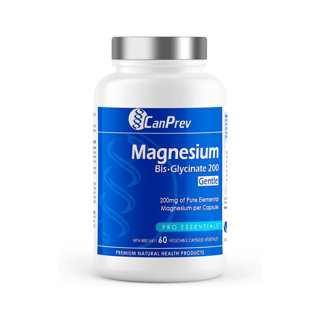 CanPrev - Magnesium Bisglycinate 200 Gentle | 60 Capsules