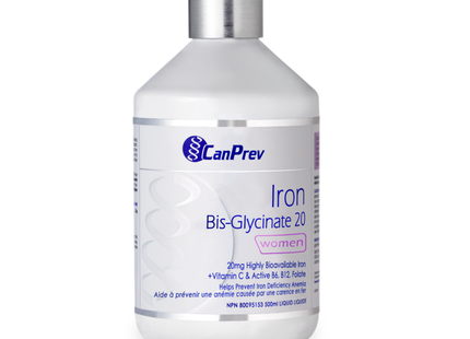 CanPrev - Iron Bis-Glycinate 20 Liquid | 500 mL