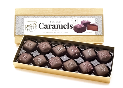 Rogers' Chocolates - Sea Salt Caramels, 12 Caramels | 240 g