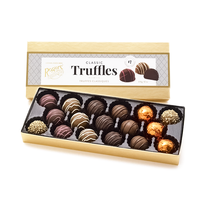 Rogers' Chocolates - Classic Truffles, 17 Truffles | 230 g