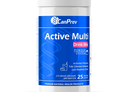 CanPrev - Active Multi Drink Mix, Blueberry | 219 g