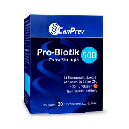 CanPrev - Pro-Biotik 50B Extra Fort | 30 Gélules