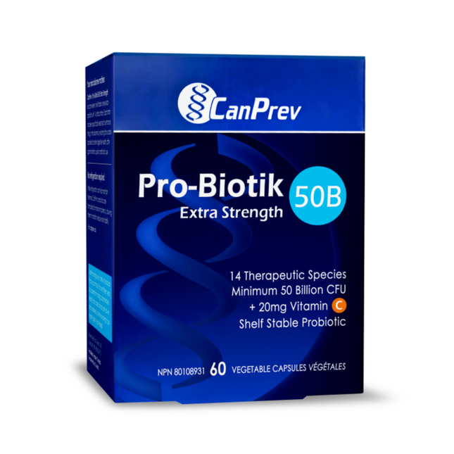 CanPrev - Pro-Biotik 50B - Extra Strength | 60 Capsules