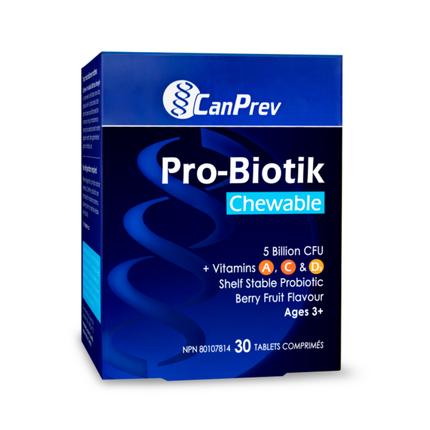 CanPrev - Pro-Biotik à croquer | 30 comprimés
