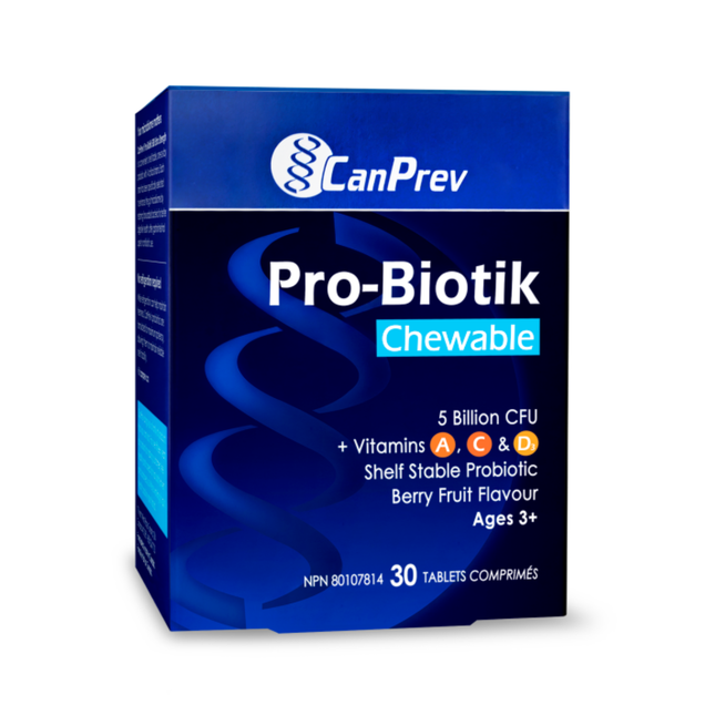 CanPrev - Pro-Biotik Chewable | 30 Tablets