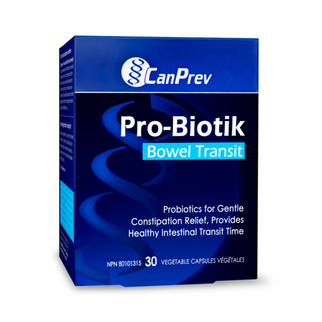 CanPrev - Pro-Biotik Bowel Transit | 30 Capsules