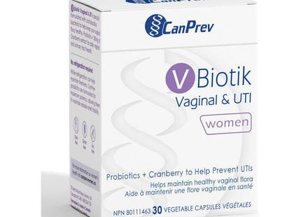 CanPrev - V-Biotik Vaginal & UTI | 30 Capsules
