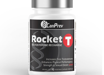 CanPrev - RocketT, Testosterone Recharge | 90 Capsules