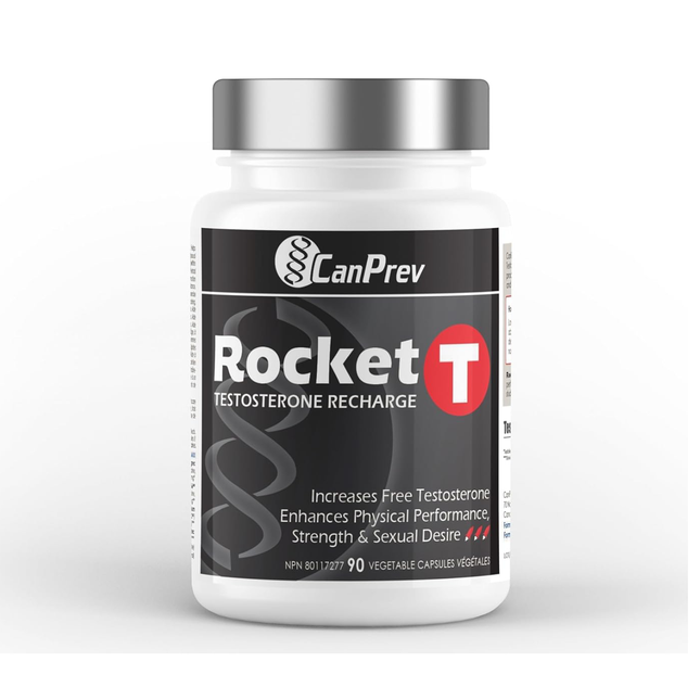 CanPrev - RocketT, Testosterone Recharge | 90 Capsules