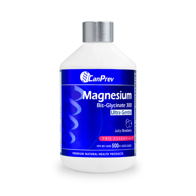 CanPrev - Magnesium 300 Liquid Blueberry | 500 mL