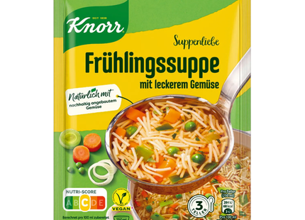 Knorr - Frühlingssuppe mit Leckrem Gemüse | 62 g