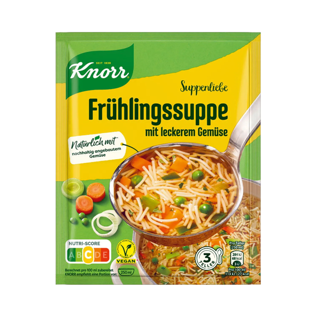 Knorr - Frühlingssuppe mit Leckrem Gemüse | 62 g