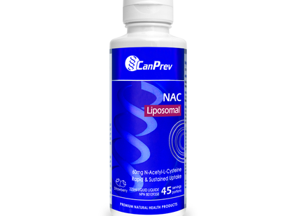 CanPrev - Liposomal NAC 225ml, Strawberry | 225 mL